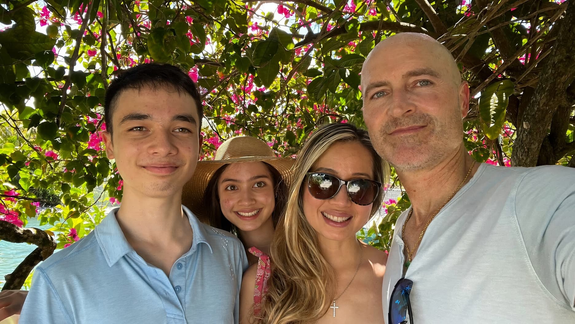 Mark Fitzpatrick with his family